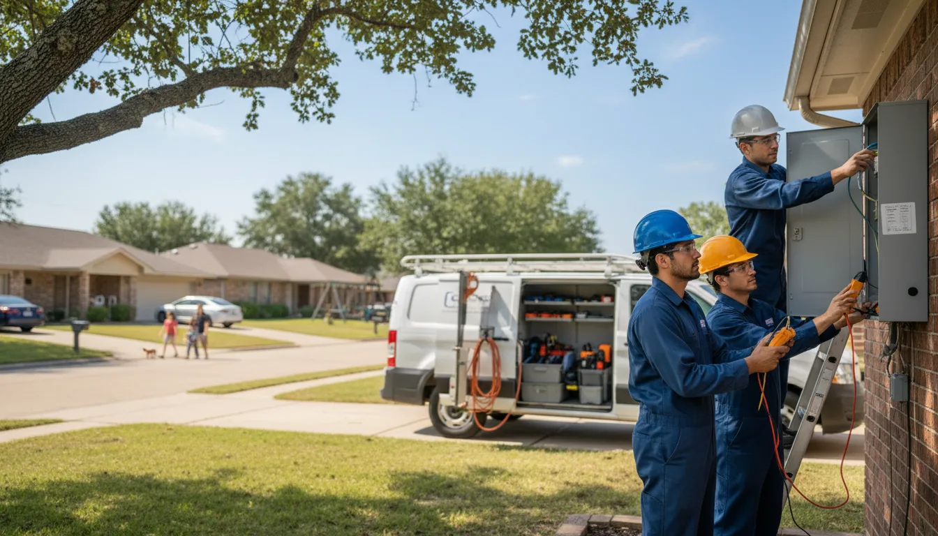 Certified electrician providing emergency electrical services in Biscoe, AR